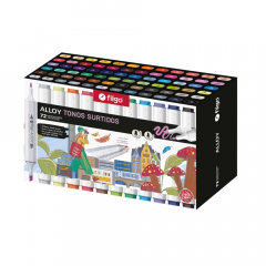 Marcador Filgo Doble Punta Alloy Estuche x72 Colores Clasico