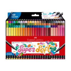 Marcador Faber Castell Supersoft x100 Un