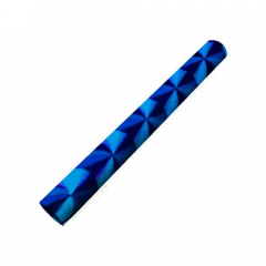 Papel Adhesivo ORI-TEC 45x2mts Holográfico Azul.