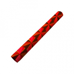 Papel Adhesivo ORI-TEC 45x2mts Holográfico Rojo