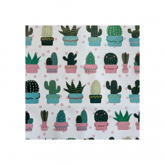 Papel Para Forrar Clover 50X70 80Gr Cactus X10 Unidades