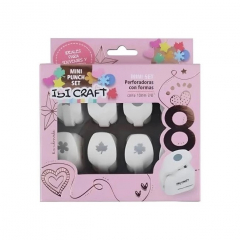 Perforadora Artistica Ibicraft 10 mm 2/8 Set x8 Diseños
