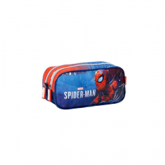 Cartuchera Wabro Spiderman Heroe Doble Azul