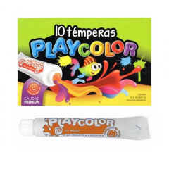 Tempera Playcolor de 8cc Verde Oscuro x10 Unidades