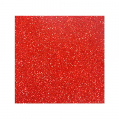 Goma Eva Plancha 40x60 con Glitter Rojo por 2 Unidades en Blíster