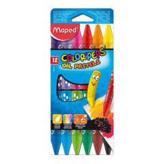 Crayones de Cera Simball Cortos por 6 Unidades Colores Surtidos