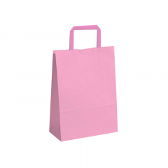 Bolsa Sobre de Papel Acuario Basic Pastel Pink 22x10x30 cm