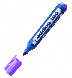 Marcador al Agua Edding 180 Punta Redonda Violeta