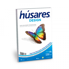Resma Húsares Design A4 150g 100 Hojas