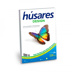 Resma Húsares Design A4 120g 100 Hojas