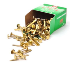 Broches Dorados N° 6 Caja por 100 Unidades 30mm