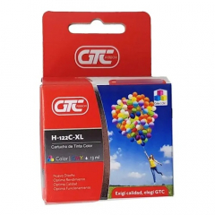 Cartucho GTC 122XL Color para impresoras HP 2050/3050