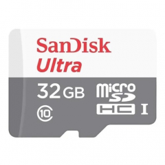 Memoria Sandisk 32GB Micro SD Clase 10 con Adaptador