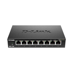 Switch D-Link 8 Puertos 10/100/1000 Mbps Palm Size DGS-108  