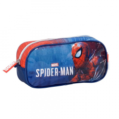 Cartuchera Wabro Spiderman Héroe Simple Azul Infantil Escolar