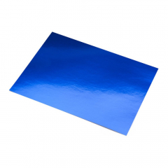 Cartulina Metalizada por 2 Unidades Rojo en Blíster