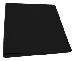 Carpeta Comercial con Aparato Iglu A4 2 Aros de 2,5cm Plastificada Negro. 29,7x21x2,5cm