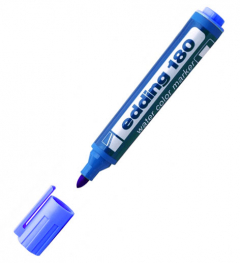 Marcador al Agua Edding 180 Punta Redonda Azul
