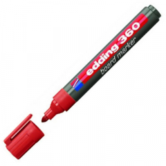 Marcador para Pizarra Edding 360 Punta Redonda Rojo