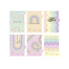 Separadores FW Fun World Con Lengüeta Pastel A4