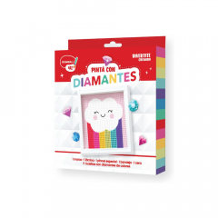 Set De Arte Simball Pintá Con Diamantes - Nube