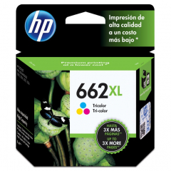 Cartucho HP 662XL Tricolor