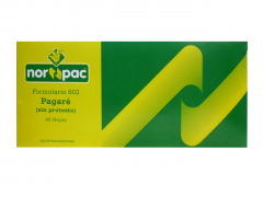 Talonario Norpac 603 Pagare sin Protesto