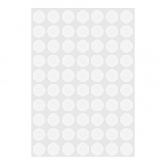 Etiqueta Adhesiva Ojalillos Util Uno Plancha por 63 Unidades