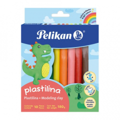 Plastilina Pelikan Lavable por 10 Colores