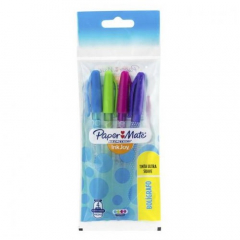 Bolígrafo Paper Mate Inkjoy Kilométrico 100ST Blíster por 4 Unidades Surtido